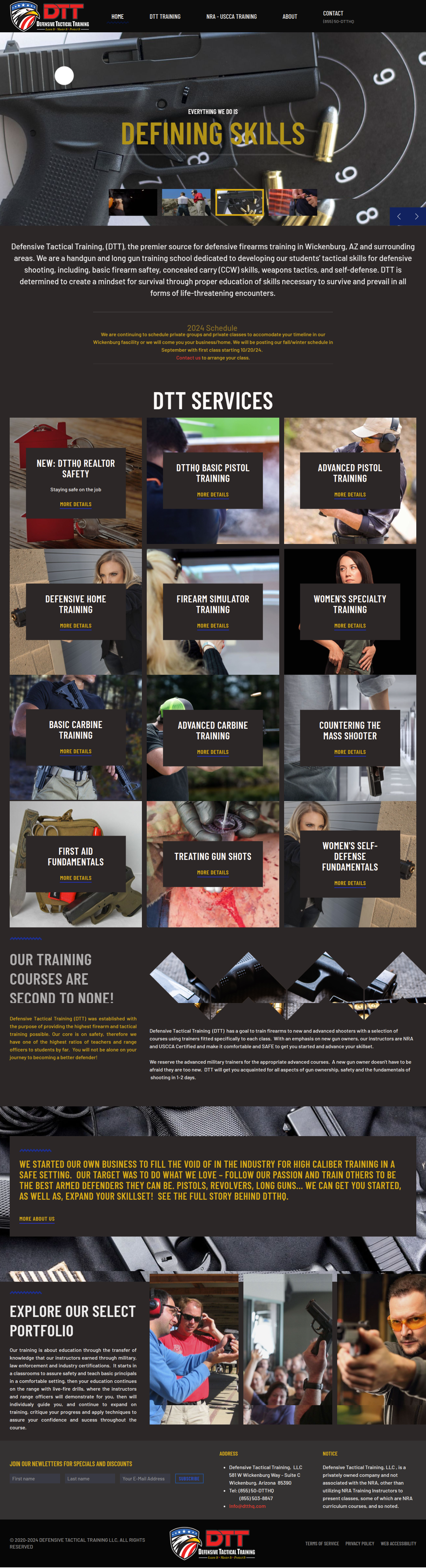 DTTHQ – Tactical Training & Education Website