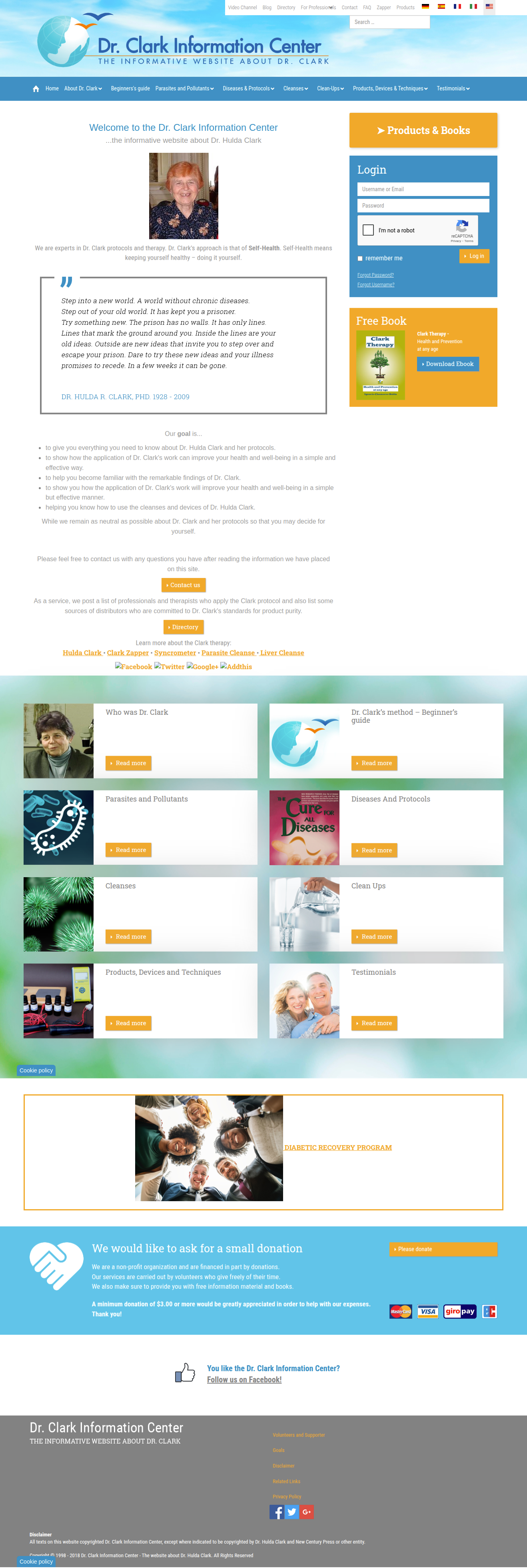 Dr. Clark Information Center – Holistic Health Resource Website