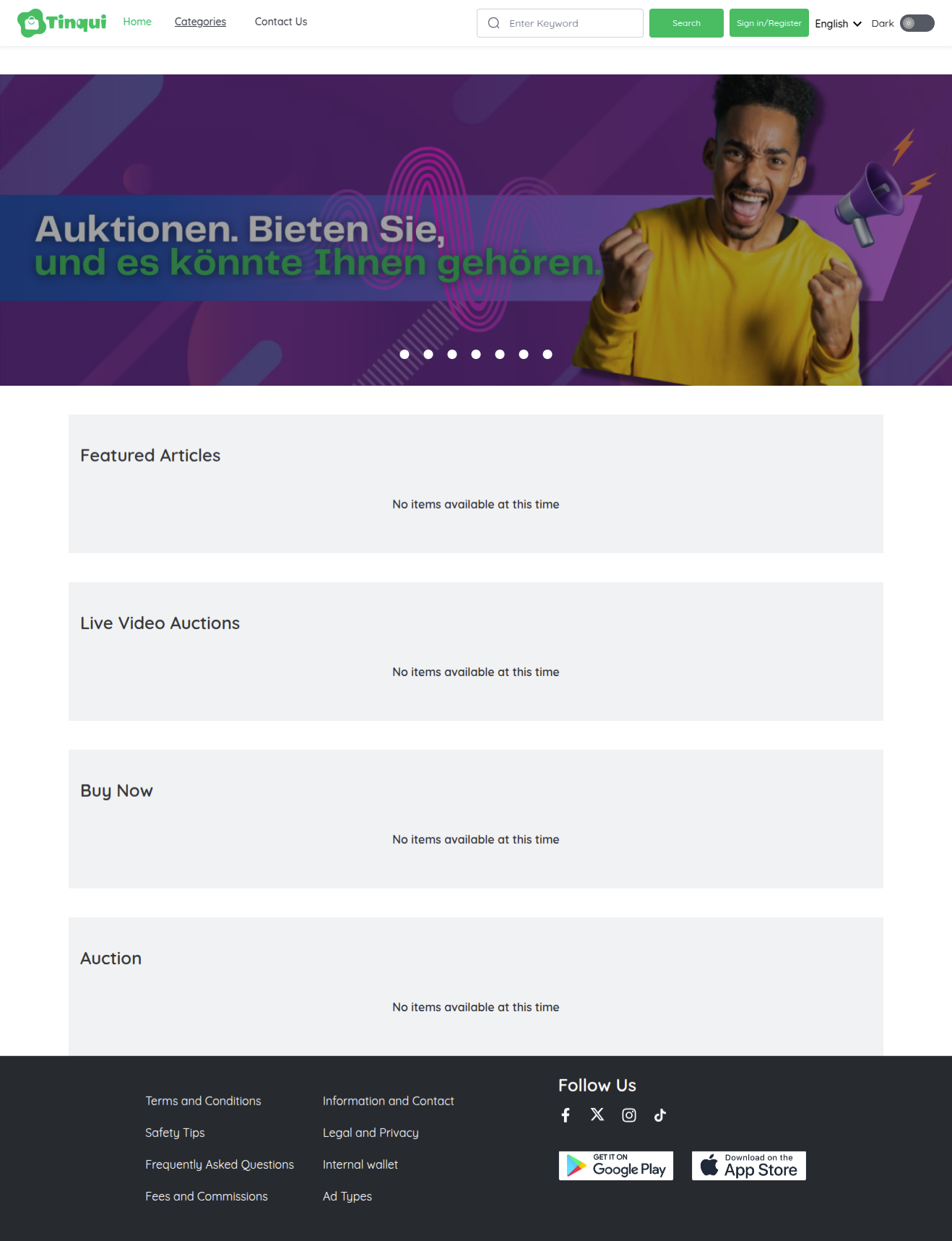 Tinqui – Swiss Online Platform